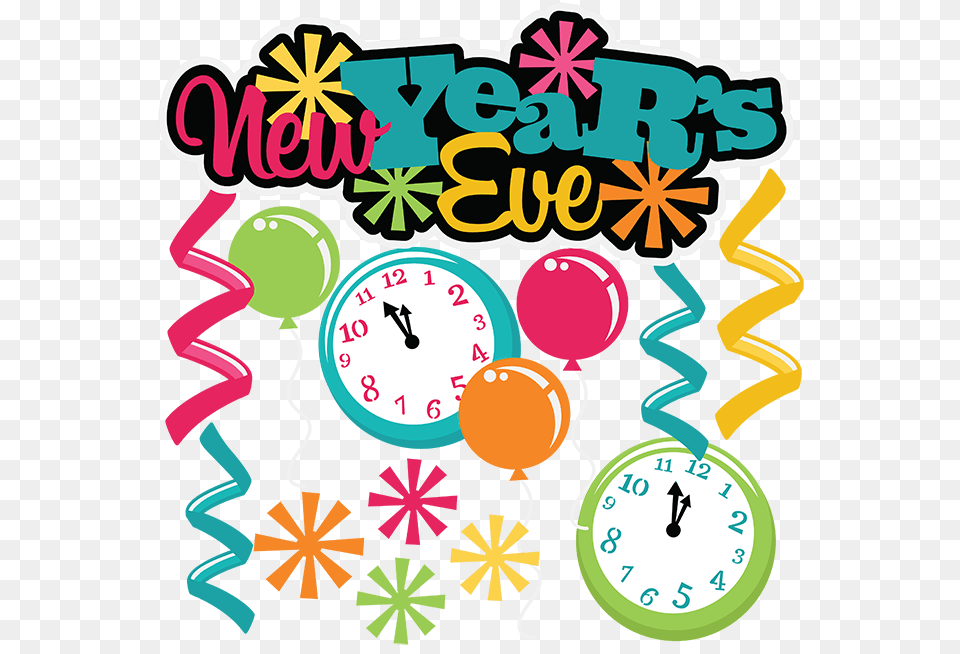Happy New Year Clipart Graphics, Analog Clock, Clock, Dynamite, Weapon Png