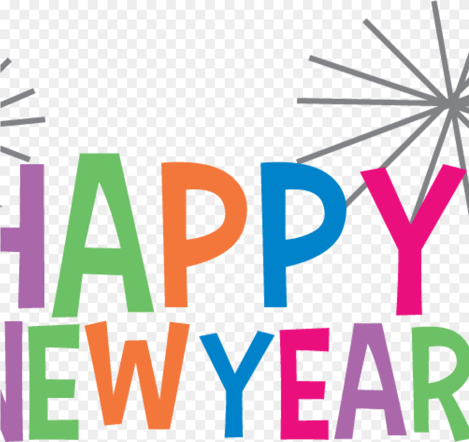Happy New Year Clipart Happy New Year Graphic Design, Text, Art, Light, Dynamite Free Transparent Png