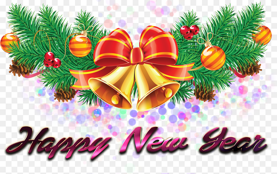 Happy New Year Clipart Weihnachten, Art, Graphics, Plant, Tree Free Png