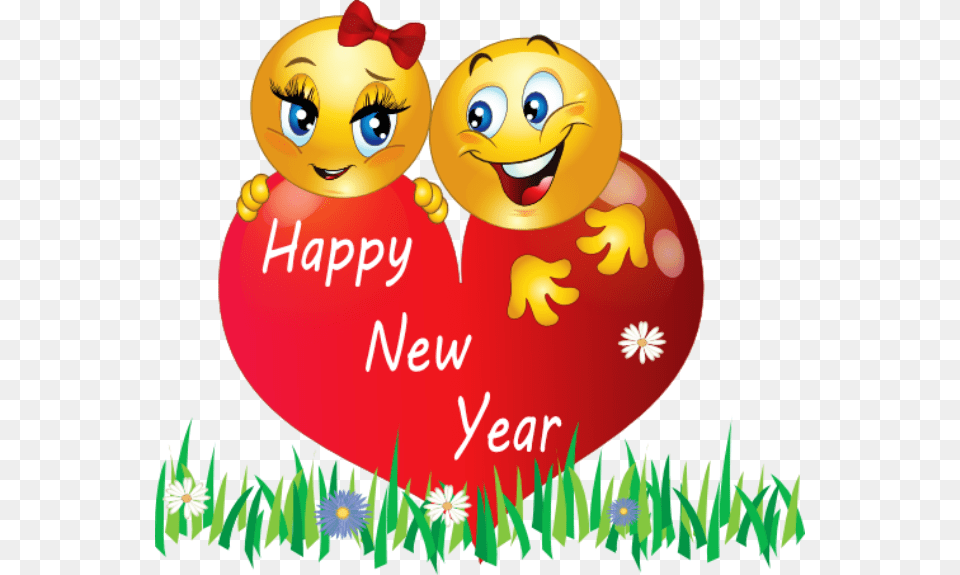 Happy New Year Emoji 2020, Balloon, Envelope, Greeting Card, Mail Free Transparent Png