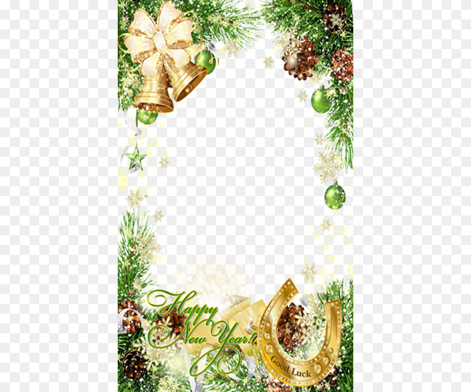 Happy New Year Frame, Plant, Tree Free Transparent Png