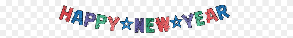 Happy New Year Garland, Art Png Image