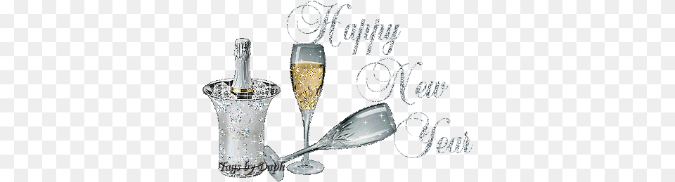 Happy New Year Glitter Gif New Year Sticker Gif, Alcohol, Beverage, Glass, Liquor Free Png