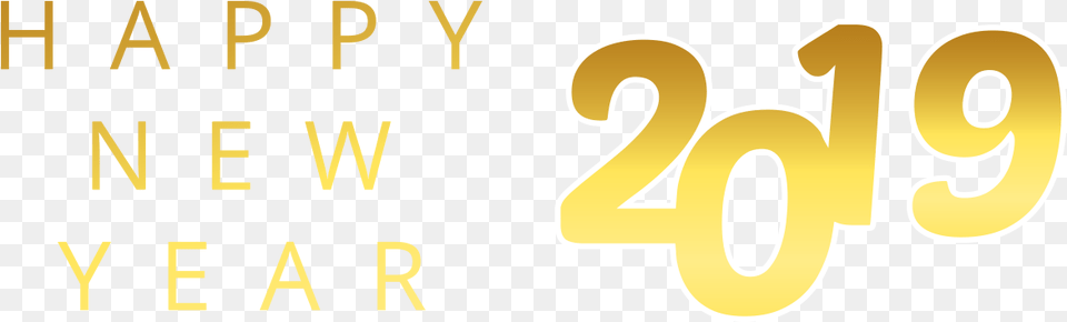Happy New Year Gold Graphics, Text, Number, Symbol Png Image