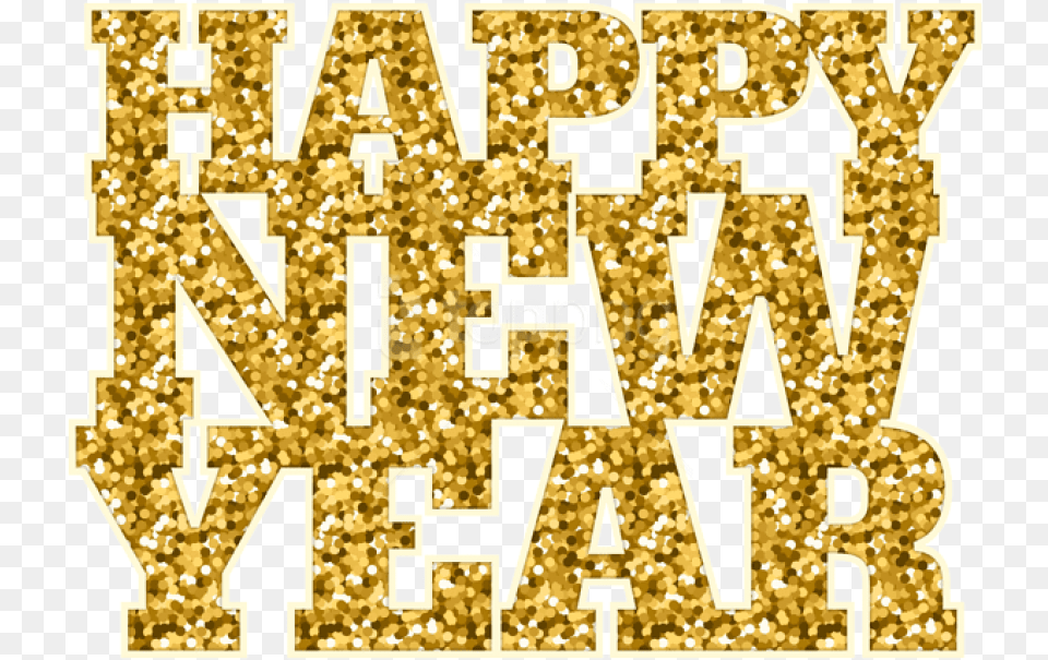 Happy New Year Gold Motif, Chess, Game, Text Free Transparent Png