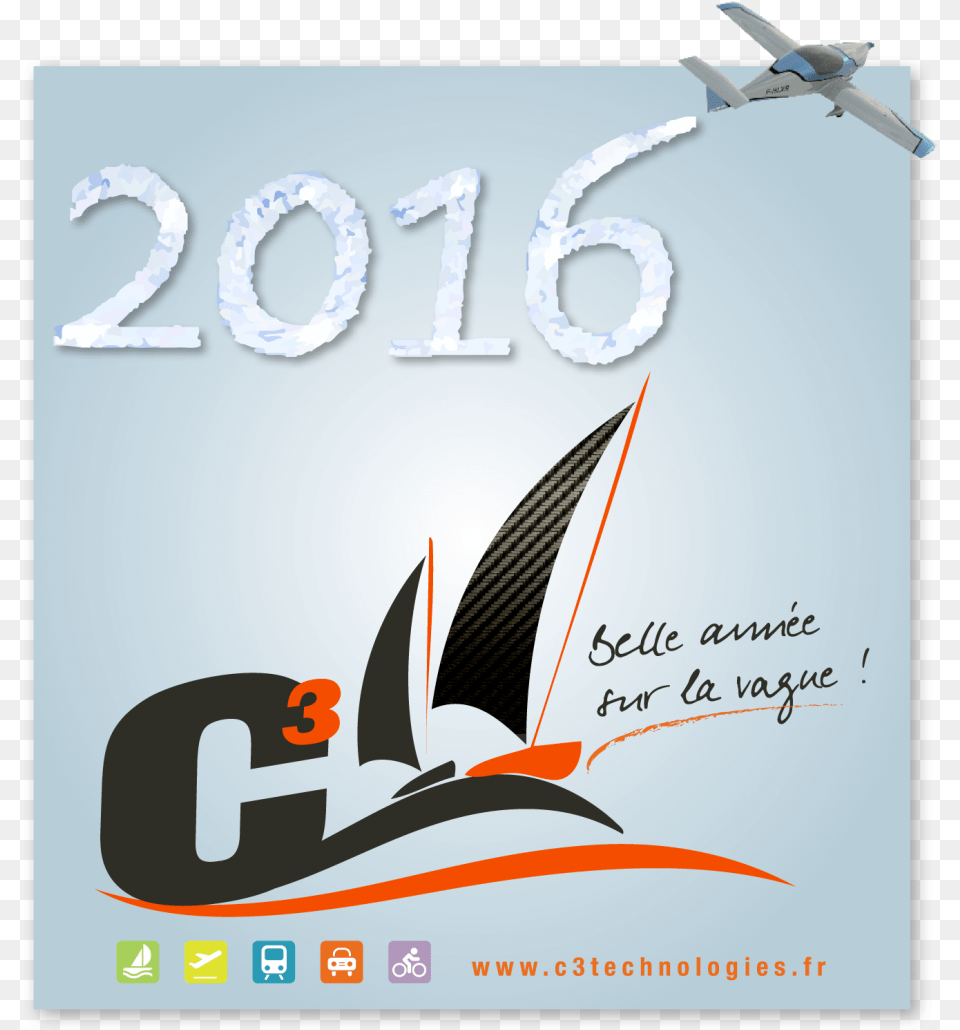 Happy New Year Graphic Design, Advertisement, Poster, Aircraft, Airplane Png