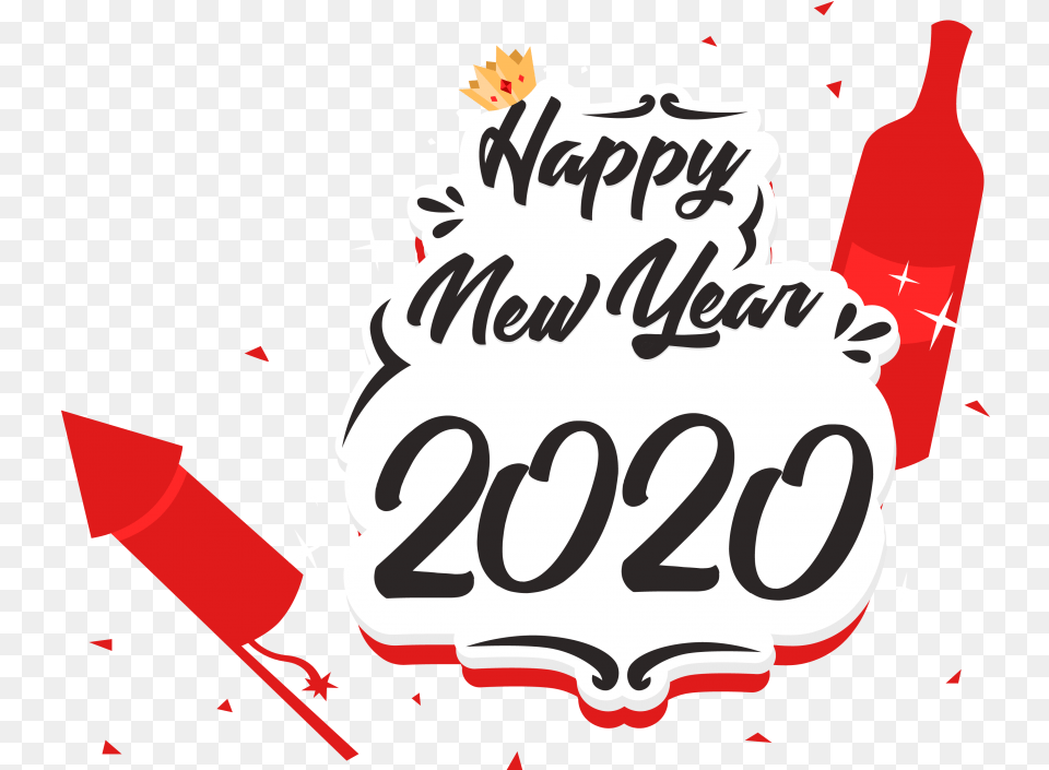 Happy New Year Happy New Year 2020, Text Free Png Download