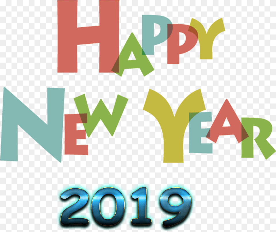 Happy New Year Hd Background Transparent In Graphic Design, Text Free Png Download
