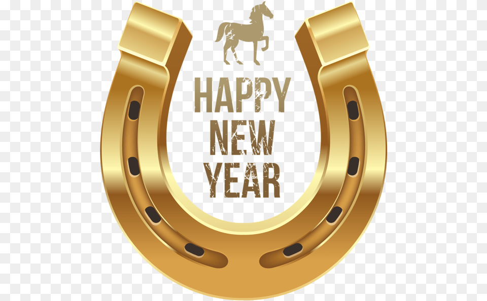 Happy New Year Horse, Horseshoe, Animal, Mammal, Ammunition Free Transparent Png