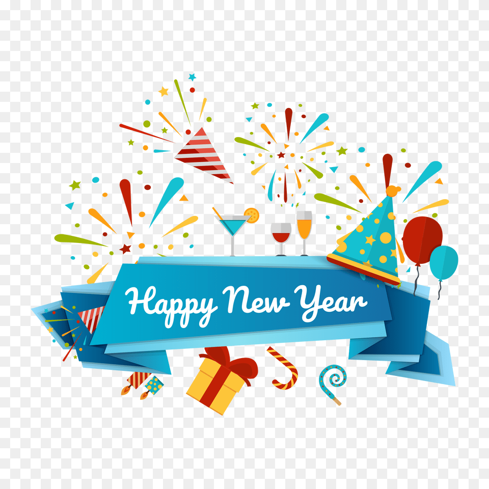 Happy New Year Image Happy New Year Design, Paper Free Transparent Png