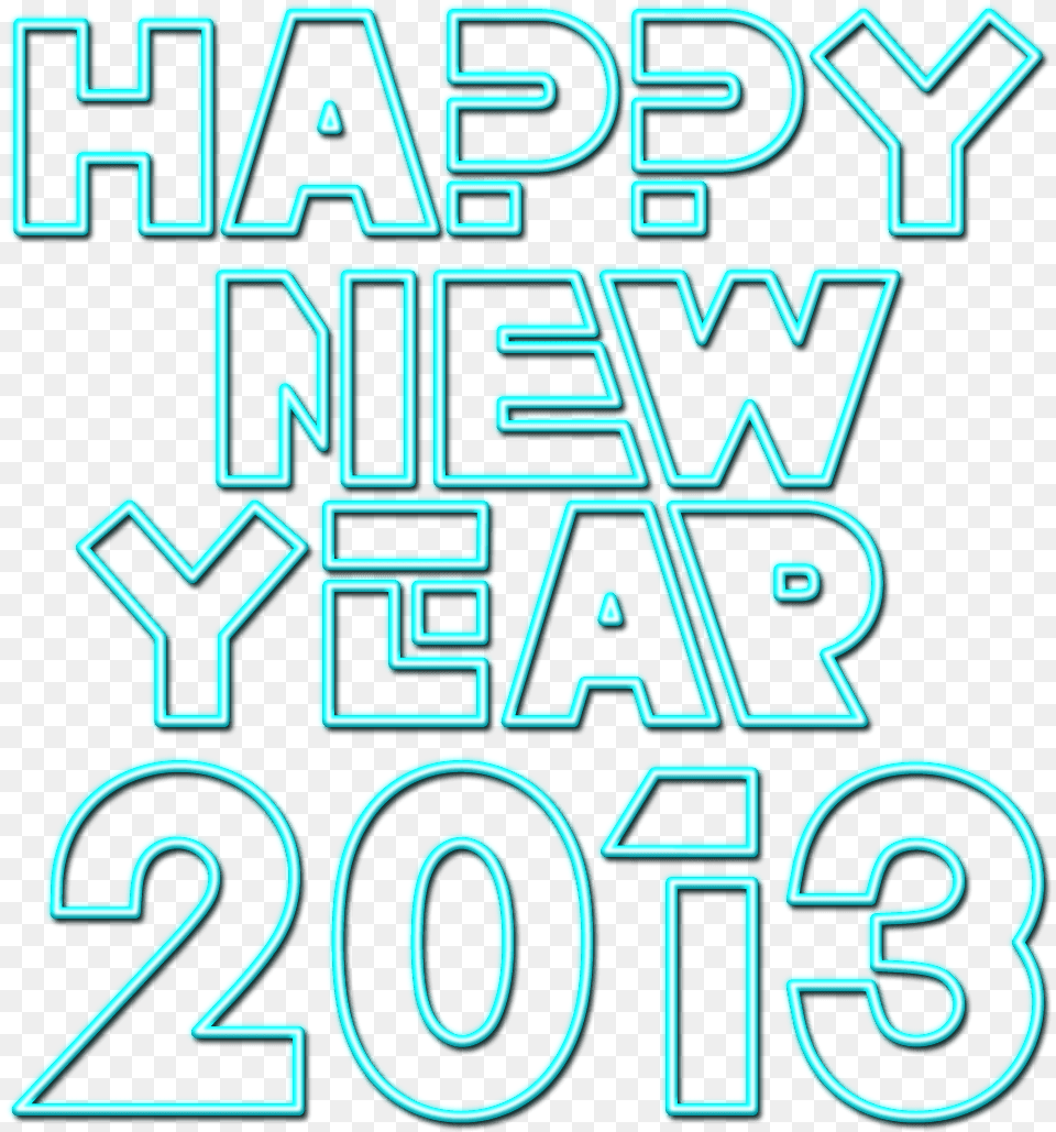 Happy New Year Parallel, Light, Text, Neon, Symbol Png Image