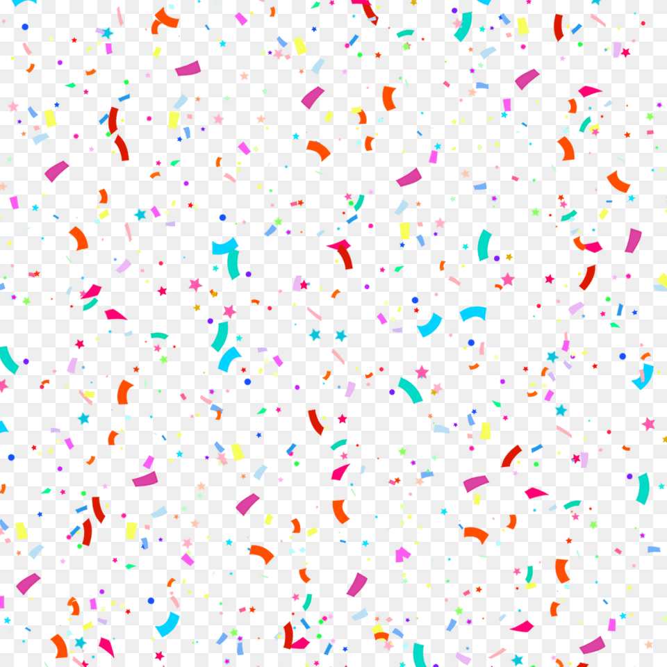 Happy New Year Picsart Background Illustration, Confetti, Paper Png