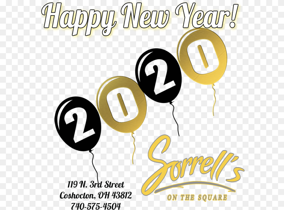 Happy New Year Poster, Advertisement, Text Free Transparent Png