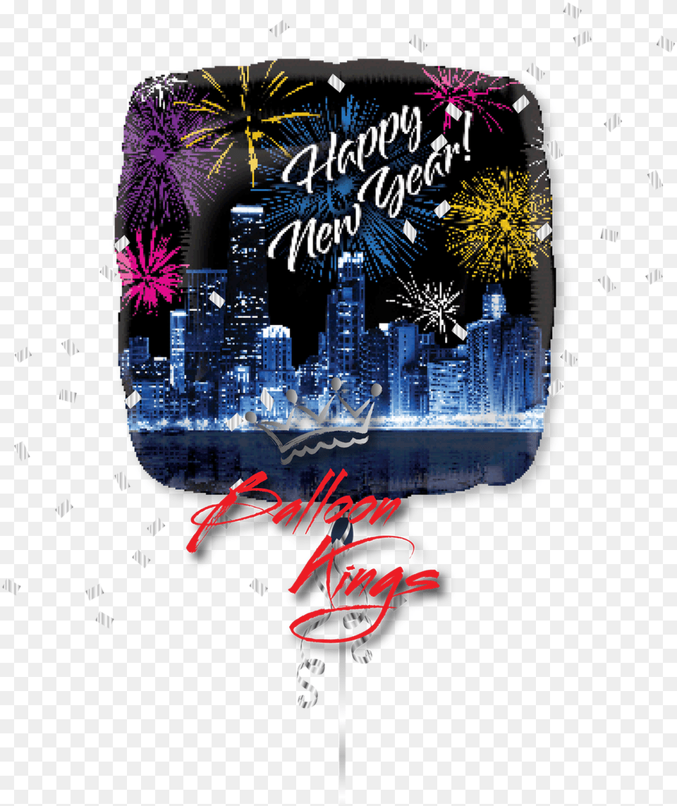 Happy New Year Skyline D Happy New Year From Canada, Cushion, Home Decor, Art, Graphics Png