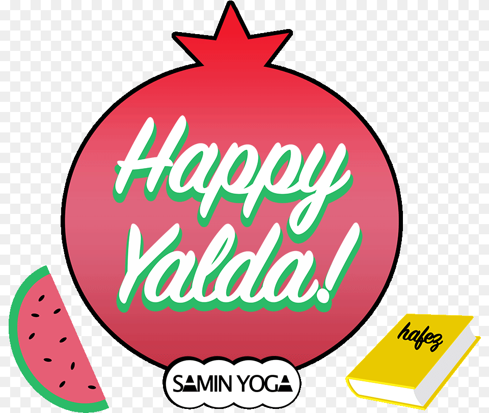 Happy New Year Sticker By Samin Yoga Clipart Ben, Food, Fruit, Plant, Produce Free Png Download