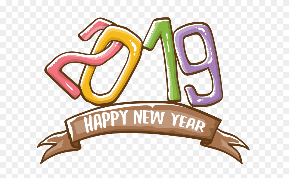 Happy New Year Vector 2019 Clipart Vector Happy New Year 2019, Logo, Light Free Png Download