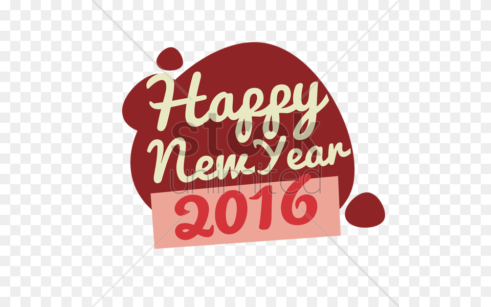 Happy New Year Vector Image, Text Free Transparent Png