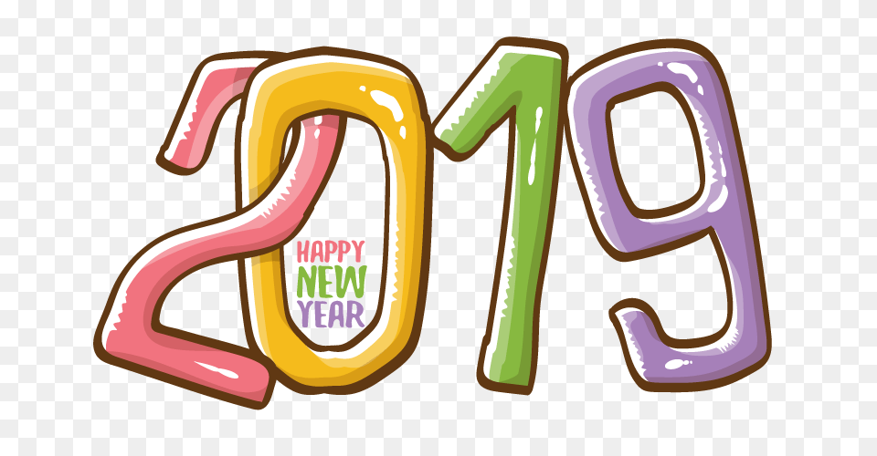 Happy New Year Vector Vector Graphic Download, Text, Number, Symbol, Logo Png Image