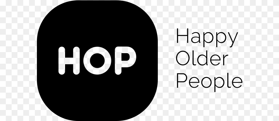 Happy Older People Circle, Gray Png Image