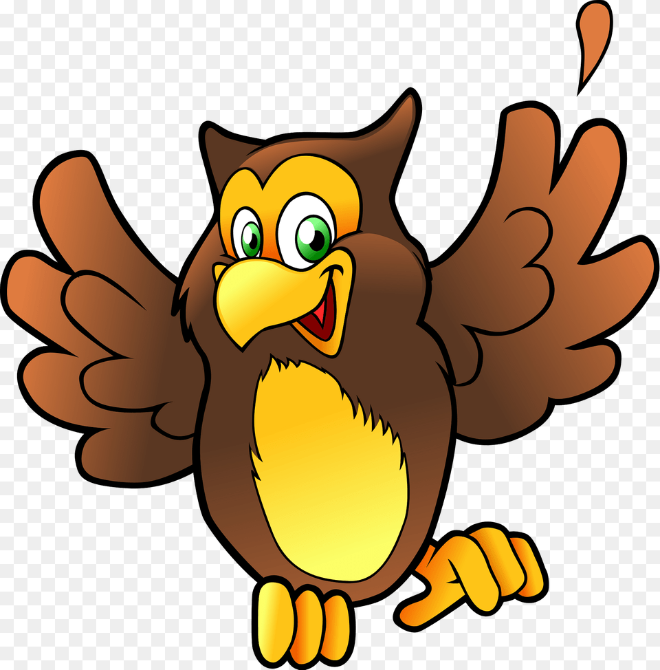 Happy Owl Clipart, Animal Free Transparent Png