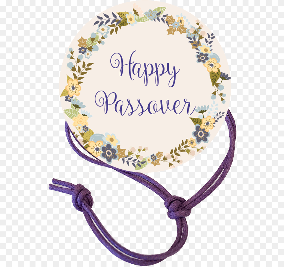 Happy Passover Floral Wreath Napkin Knot Product Image Wreath Png