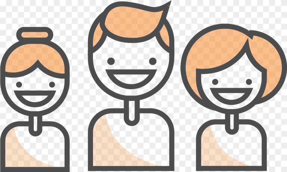 Happy People Happy Face People Clipart, Head, Person Free Png