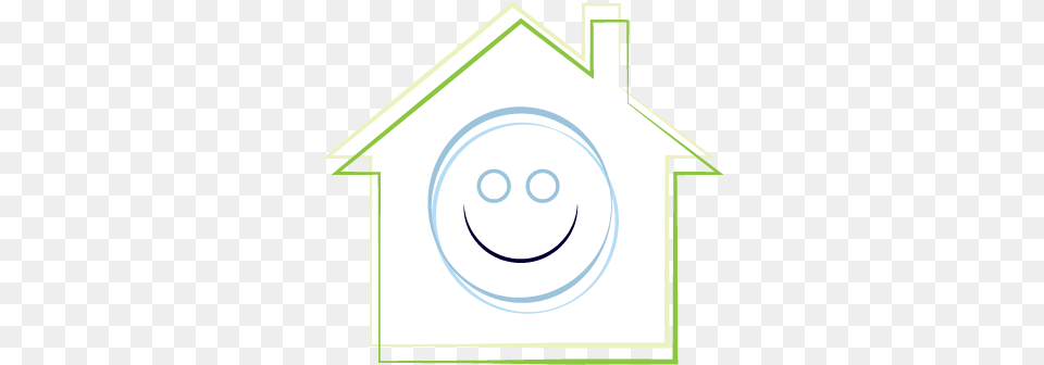 Happy Person In House Circle, Disk Free Transparent Png