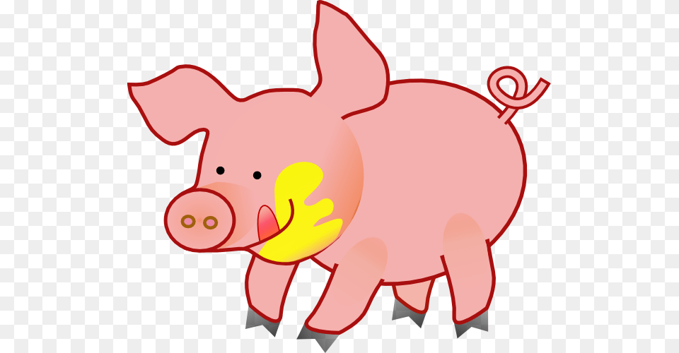 Happy Pig Clip Art, Animal, Mammal, Hog, Fish Free Png Download