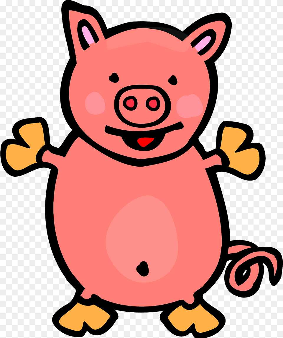 Happy Pig Clipart, Animal, Bear, Mammal, Wildlife Free Png Download