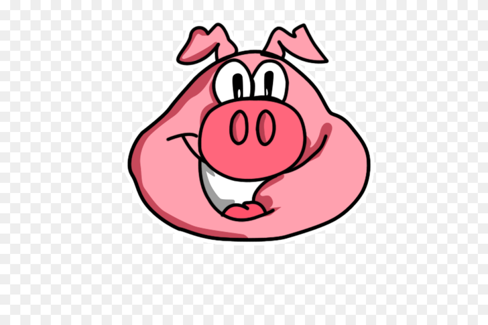 Happy Pig Pink Pig Happy And For Download, Body Part, Mouth, Person Png Image