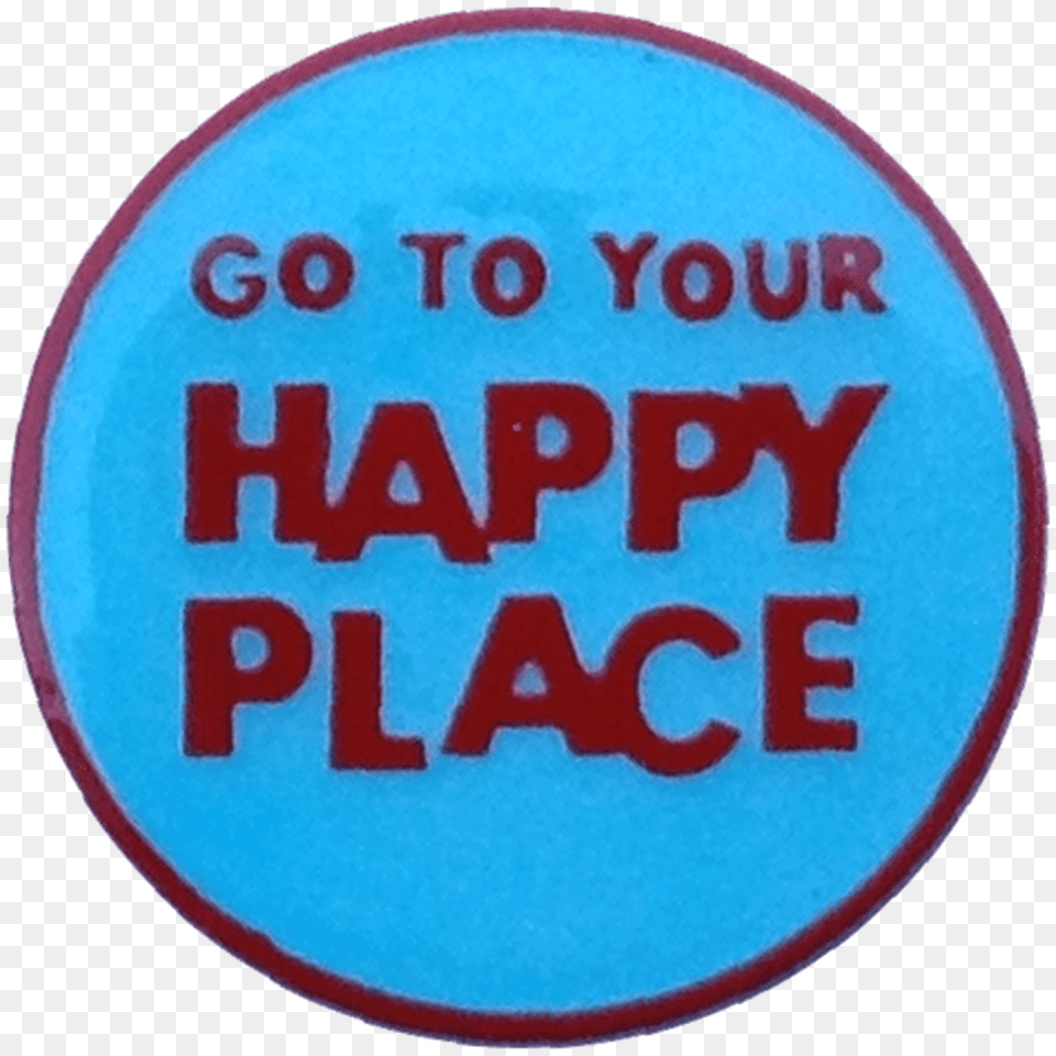 Happy Place Golf Ball Marker By Readygolf, Badge, Logo, Symbol, Disk Png Image