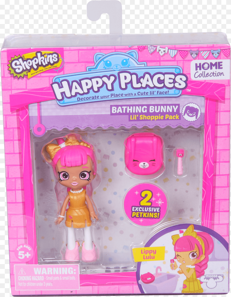 Happy Places Shopkins Doll Single Pack, Figurine, Toy, Baby, Person Png Image