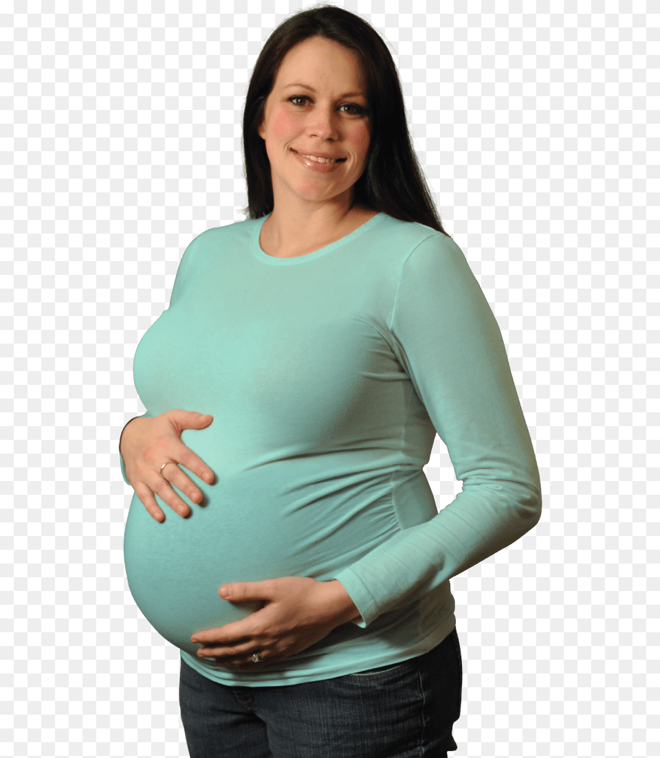 Happy Pregnant Woman Happy Pregnant Woman, Adult, Sleeve, Person, Long Sleeve Free Transparent Png