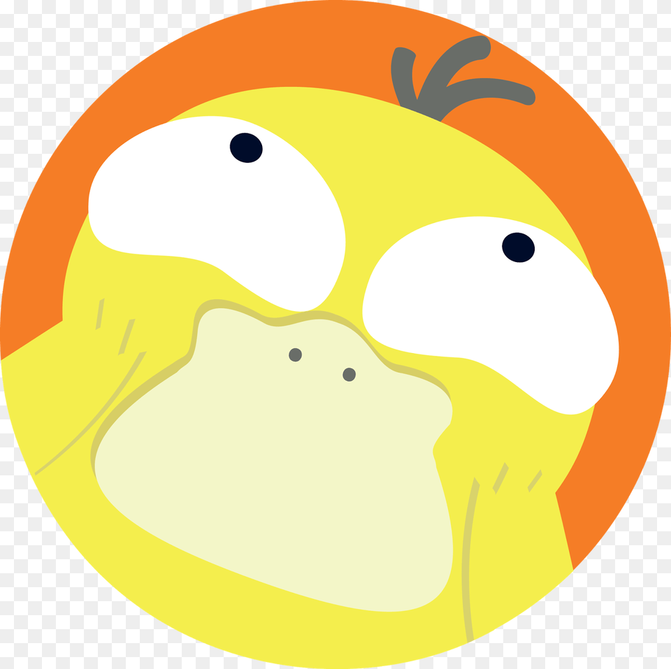 Happy Psyduck Broches De Fimo Png