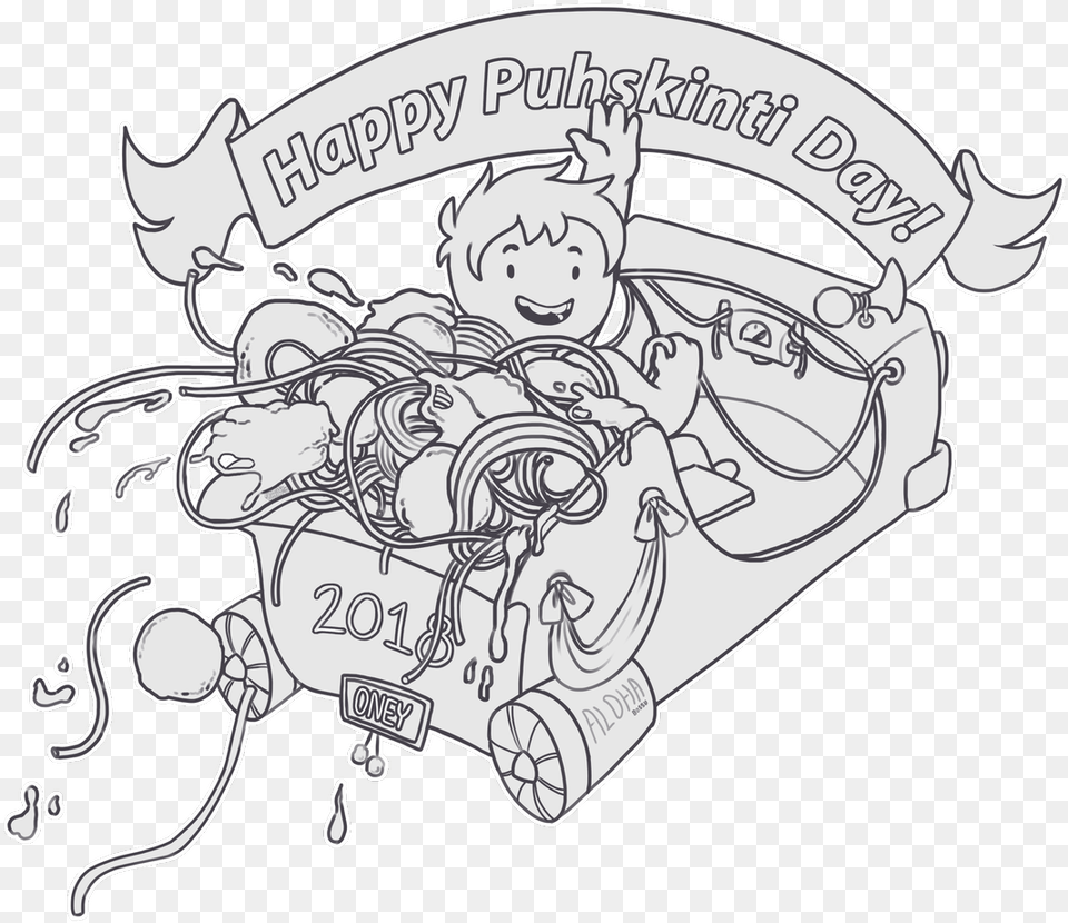Happy Puhskinti Day 2018 Line Art, Face, Head, Person, Drawing Free Transparent Png