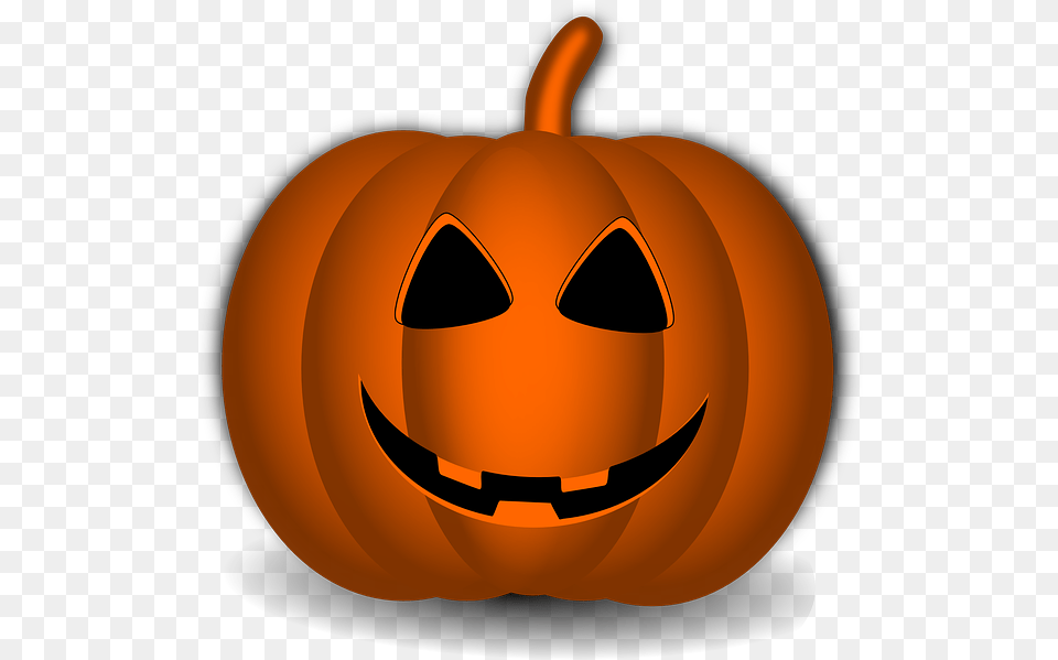 Happy Pumpkin Clip Art At Clker Happy Halloween Pumpkin Face, Vegetable, Food, Produce, Plant Free Png Download