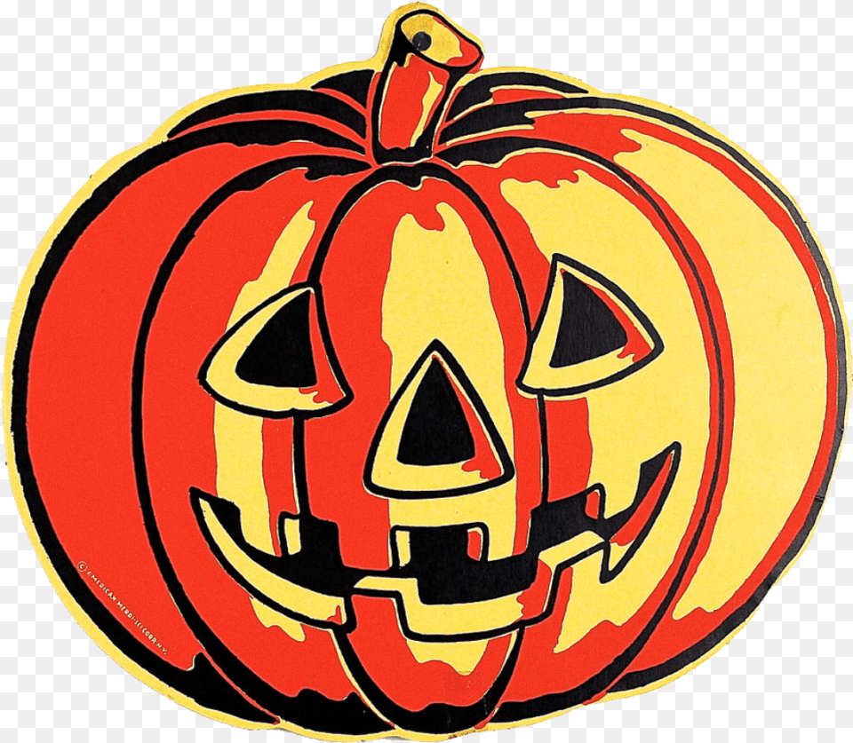 Happy Punk Vintage Halloween Jack O Lantern, Festival, Food, Plant, Produce Free Transparent Png