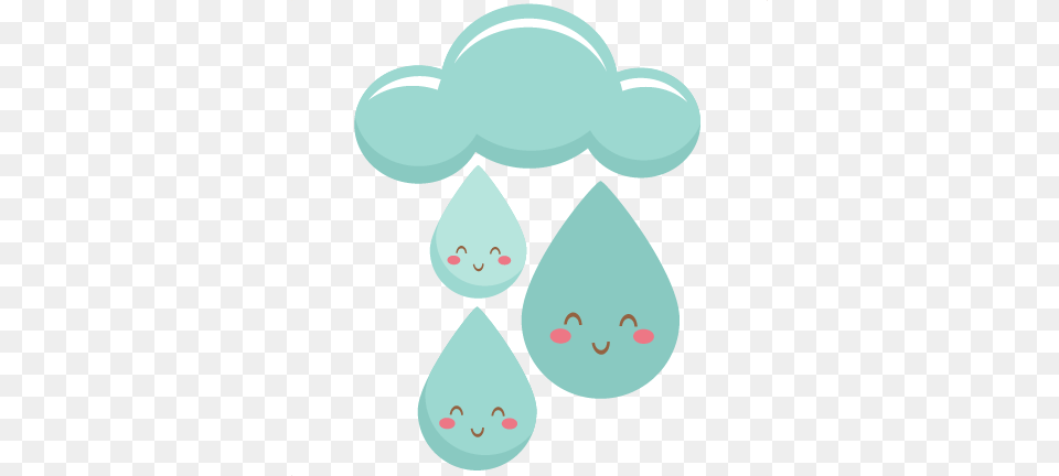 Happy Raindrops Scrapbook Cute Clipart, Nature, Outdoors, Snow, Snowman Png Image