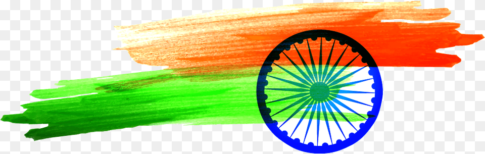 Happy Republic Day Clipart Transparent Flag India, Machine, Spoke, Wheel, Art Free Png Download