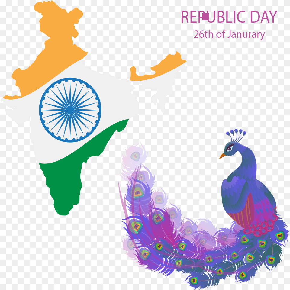 Happy Republic Day Republic Day Of India Greetings, Person, Art, Graphics, Animal Png Image
