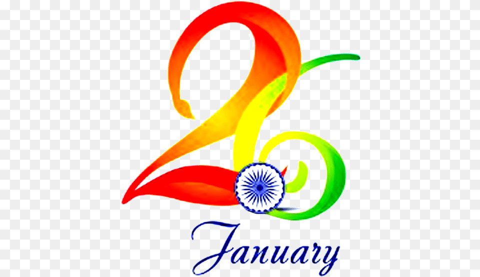 Happy Republic Day January 26th Vector Letters Images Graphic Design, Graphics, Art, Floral Design, Flower Free Transparent Png