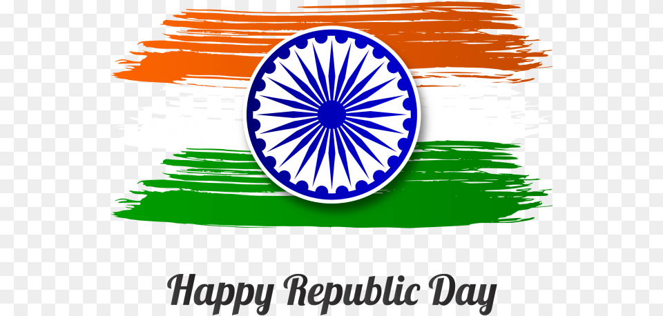 Happy Republic Day Indian Flag Republic Day, Machine, Wheel, Logo, Art Free Transparent Png