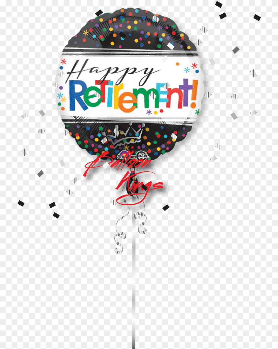 Happy Retirement Circle, Balloon, Advertisement Free Png Download