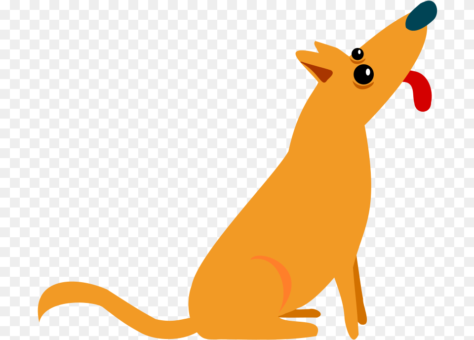 Happy Running Dog Clipart Vector Clip Art Online Vector Dog Cartoon, Animal, Kangaroo, Mammal, Pig Png
