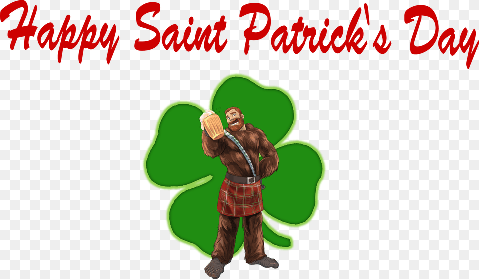 Happy Saint Patrick S Day Logo Name Love, Adult, Person, Man, Male Free Transparent Png