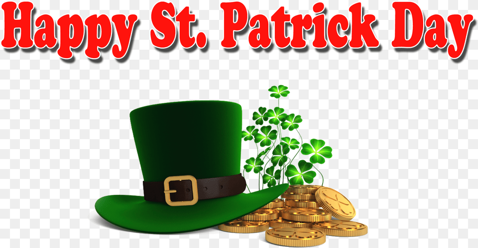 Happy Saint Patrick S Day Logo St Patrick39s Day, Clothing, Hat, Green, Plant Png