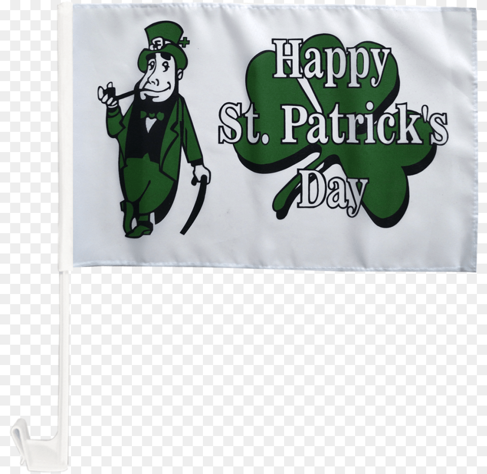 Happy Saint Patrick39s Day St Patrick39s Car Flag Saint Patrick39s Day, Baby, Person, Face, Head Png Image