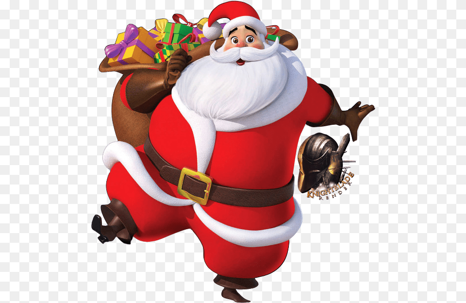 Happy Santa Claus With Gifts Transparent Image Santa Claus Images Hd, Elf, Baby, Person Png