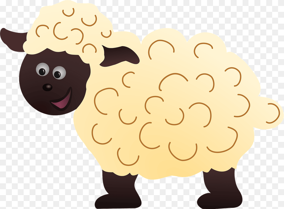 Happy Sheep Clipart, Livestock, Baby, Person, Animal Png