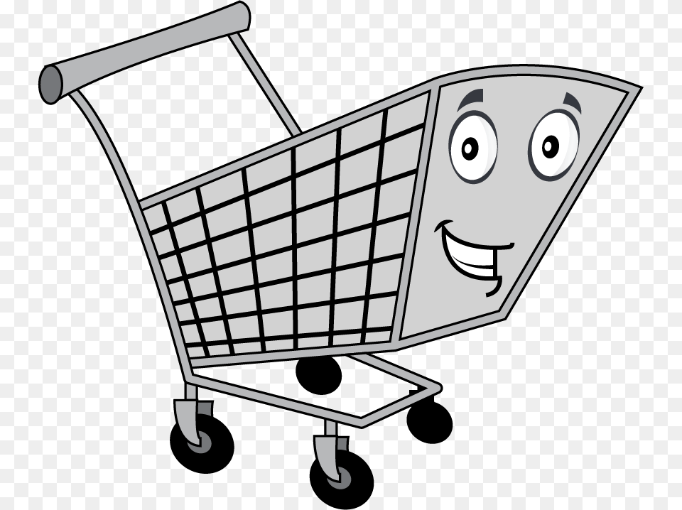 Happy Shopping Cart, Shopping Cart, Device, Grass, Lawn Free Transparent Png